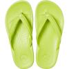 Crocs Unisex Adult Crocband Flip Flop Sandal(Lime Punch/White)