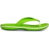 Crocs Unisex Adult Crocband Flip Flop Sandal(Volt Green/White)