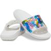 Crocs Unisex Adult Graphic Slide Sandal(White/Bubble Block)
