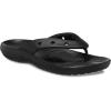 Crocs Unisex’s Classic Flip Flops(Black)