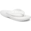 Crocs Unisex’s Classic Flip Flops(White)