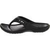 Crocs Women’s Baya Flip Sandals(Black)