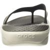 Crocs Women’s Baya Flip Sandals(Black/Smoke)