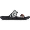 Crocs Men’s Classic Slide Sandals(Black/Multi Animal Remix)