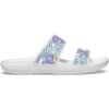 Crocs Men’s Classic Slide Sandals(White/Multi Butterfly)