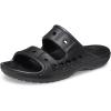 Crocs Unisex Adult Baya Slide Sandals(Black)