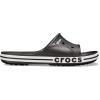 Crocs Unisex Adult Bayaband Slide Sandals(Black/White)