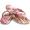 Crocs Unisex’s Classic Flip Flops(Electric Pink/Multi Marbled)