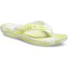 Crocs Unisex’s Classic Flip Flops(White/Microchip)