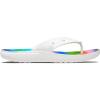 Crocs Unisex’s Classic Flip Flops(White/Multi)