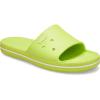 Crocs unisex-adult Crocband III Slide Sandals(Lime Punch White)