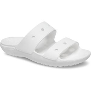 Crocs Men’s Classic Slide Sandals(White)