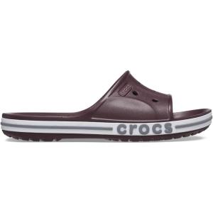 Crocs Unisex Adult Bayaband Slide Sandals(Burgundy)