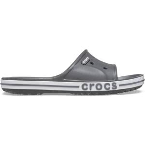 Crocs Unisex Adult Bayaband Slide Sandals(Slate Grey)
