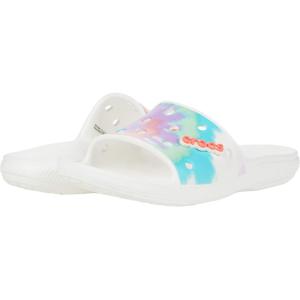 Crocs Unisex Adult Classic Graphic Slide Sandal(Fresco/Multi)