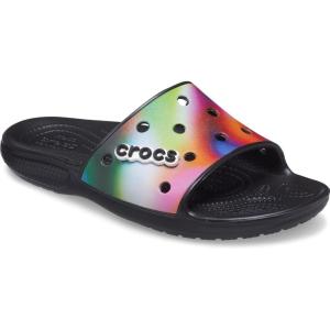 Crocs Unisex Adult Graphic Slide Sandal(Solar Rainbow)