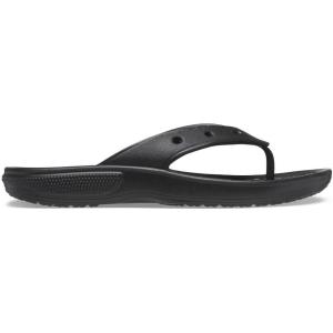 Crocs Unisex’s Classic Flip Flops(Black)