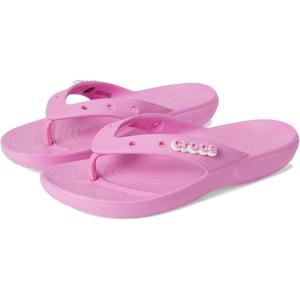 Crocs Unisex’s Classic Flip Flops(Taffy Pink)