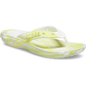 Crocs Unisex’s Classic Flip Flops(White/Microchip)