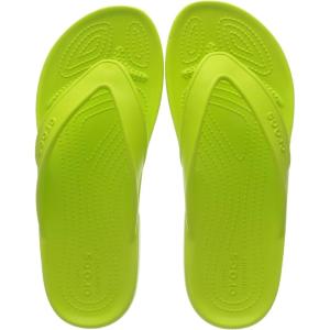 Crocs Women’s Classic II Flip-Flop Sandals(Lime Punch)