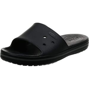 Crocs unisex-adult Crocband III Slide Sandals(Black/Graphite)