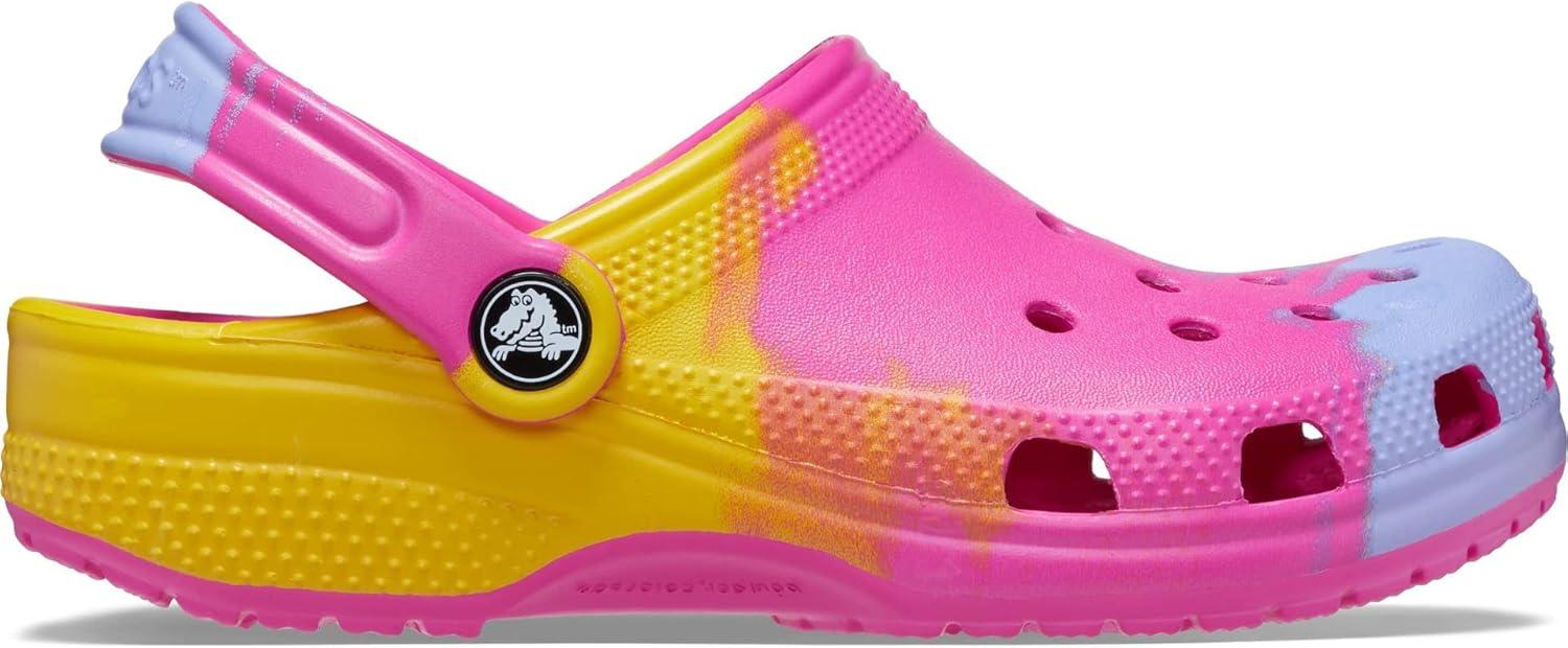 image:imageCrocs UnisexChild Classic Watercolor Marbled ClogJuiceMulti Ombre