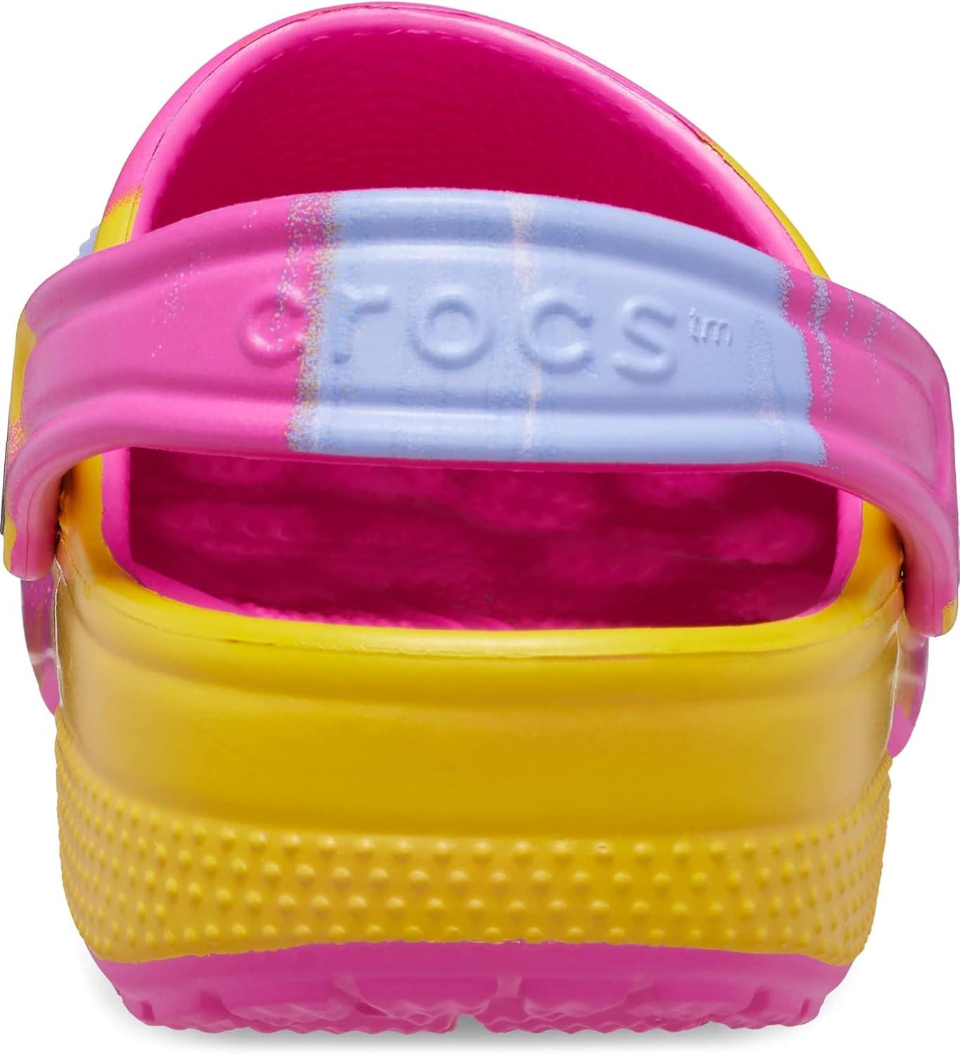 image:imageCrocs UnisexChild Classic Watercolor Marbled ClogJuiceMulti Ombre