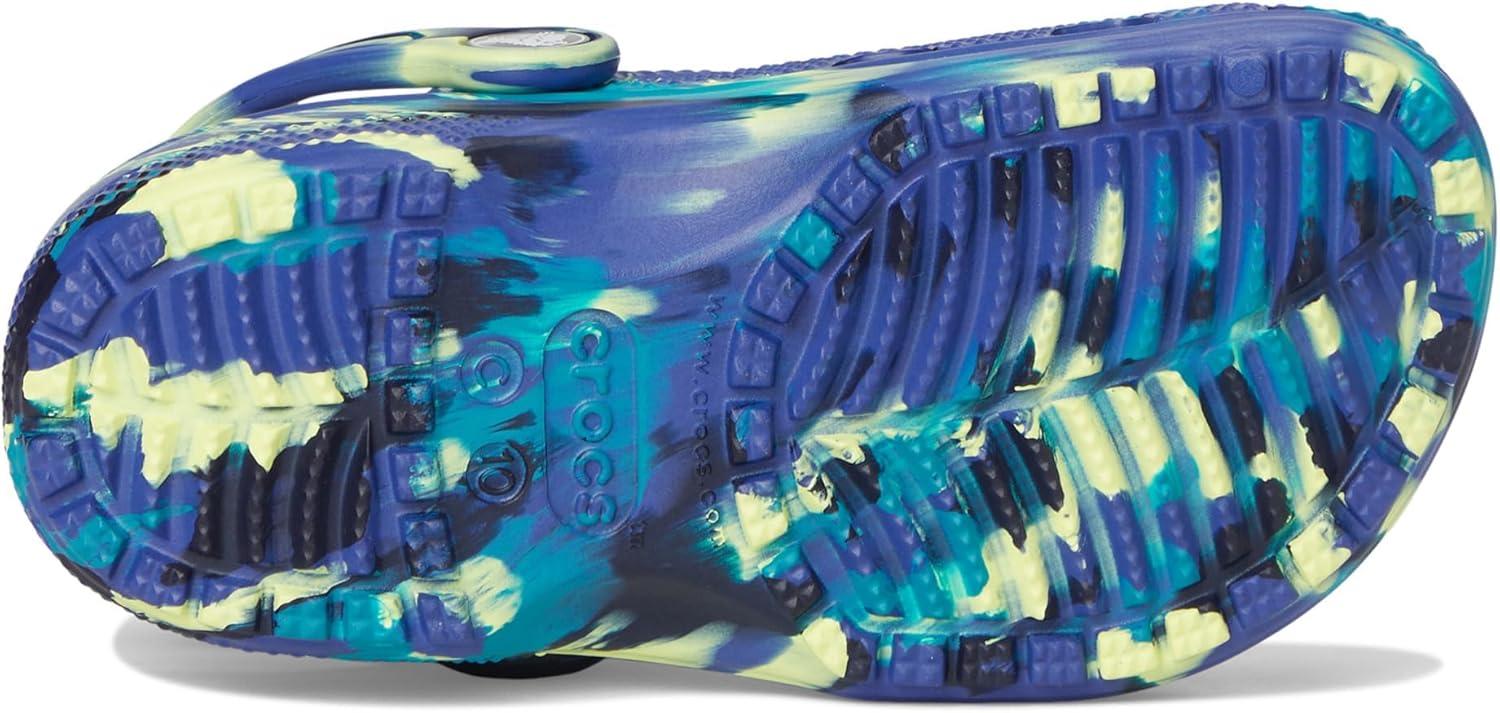 image:imageCrocs UnisexChild Classic Watercolor Marbled ClogNavyTurbo Teal