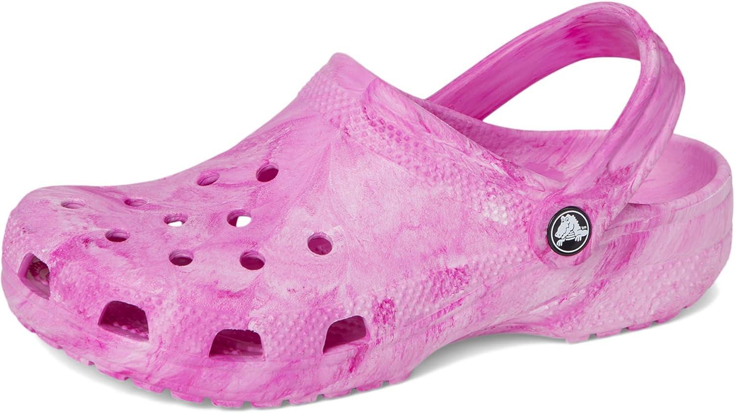 image:imageCrocs UnisexChild Classic Watercolor Marbled ClogPink Swirl
