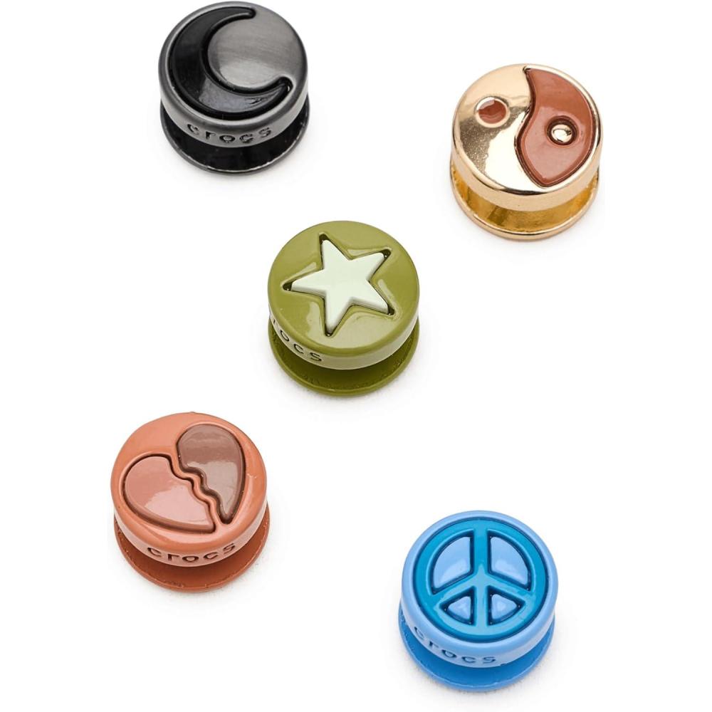 image:imageCrocs Jibbitz Girls Favorites Shoe Charm PacksMetallic Icons