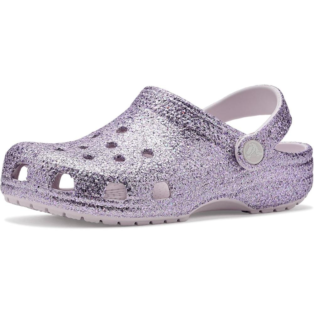 image:imageCrocs Kids Classic Glitter ClogGrape Ice