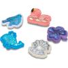 Crocs Jibbitz Girls’ Favorites Shoe Charm Packs(Squishy Beach Icons)