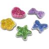 Crocs Jibbitz Girls’ Favorites Shoe Charm Packs(Squishy Glitter Shapes)