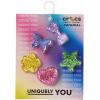 Crocs Jibbitz Girls’ Favorites Shoe Charm Packs(Squishy Glitter Shapes)