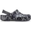 Crocs Unisex-Child Classic Graphic Clog(Black/Grey)