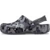 Crocs Unisex-Child Classic Graphic Clog(Black/Grey)