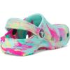 Crocs Unisex-Child Classic Watercolor Marbled Clog(Aquamarine/Multi)