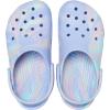 Crocs Unisex-Child Classic Watercolor Marbled Clog(Moon Jelly/Multi)
