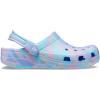 Crocs Unisex-Child Classic Watercolor Marbled Clog(Moon Jelly/Multi)