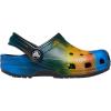 Crocs Unisex-Child Classic Watercolor Marbled Clog(Multi Tie-dye)
