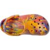 Crocs Unisex-Child Classic Watercolor Marbled Clog(Orange Zing/Multi)