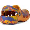 Crocs Unisex-Child Classic Watercolor Marbled Clog(Orange Zing/Multi)