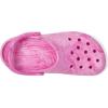 Crocs Unisex-Child Classic Watercolor Marbled Clog(Pink Swirl)