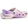 Crocs Unisex-Child Classic Watercolor Marbled Clog(Purple/Multi Glow)