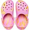 Crocs Unisex-Child Classic Watercolor Marbled Clog(Taffy Pink/Multi)