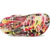 Crocs Unisex-Child Classic Watercolor Marbled Clog(Varsity Red/Multi)