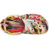 Crocs Unisex-Child Classic Watercolor Marbled Clog(Varsity Red/Multi)