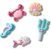 Crocs Jibbitz Girls’ Favorites Shoe Charm Packs(Cuties Under the Sea)