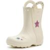 Crocs Kids’ Handle It Rain Boots(Western Summit White)
