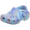 Crocs Unisex-Child Classic Watercolor Marbled Clog(Moon Jelly/Multi)